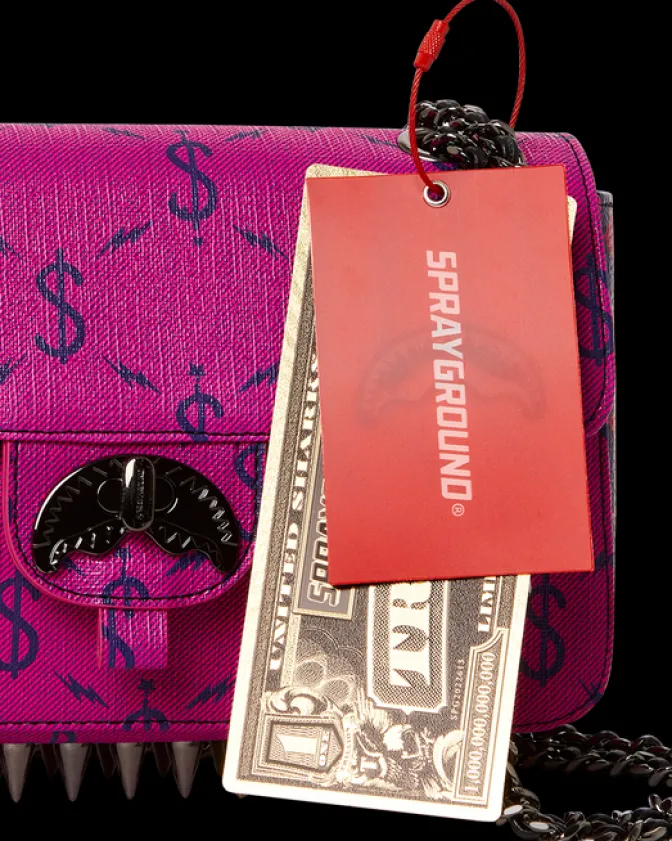 $NAPDRAGON GOLD CHAIN SHARK HANDBAG