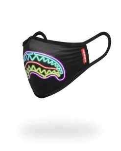 NEON SHARK FORM-FITTING MASK