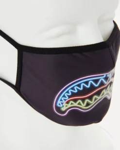 NEON SHARK FORM-FITTING MASK