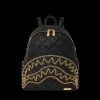 NOIR QUILT GOLD CHAIN SHARK SAVAGE BACKPACK