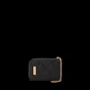 NOIR QUILT GOLD CHAIN SHARK WALLET