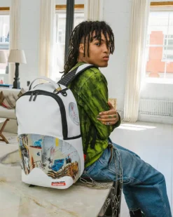 OFFICIAL BASQUIAT ACQUE PERICOLOSE 1981 BACKPACK (DLXV)