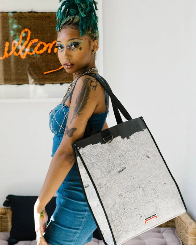OFFICIAL BASQUIAT PEGASUS 1987 LOFT TOTE