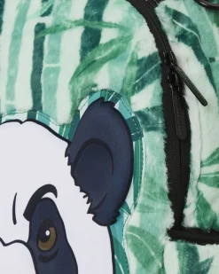 PANDA COZY VELOUR FUR BACKPACK