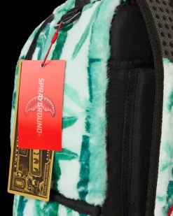 PANDA COZY VELOUR FUR BACKPACK