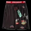 PATCH ALL-IN CORTO SWIM TRUNKS (BLACK)