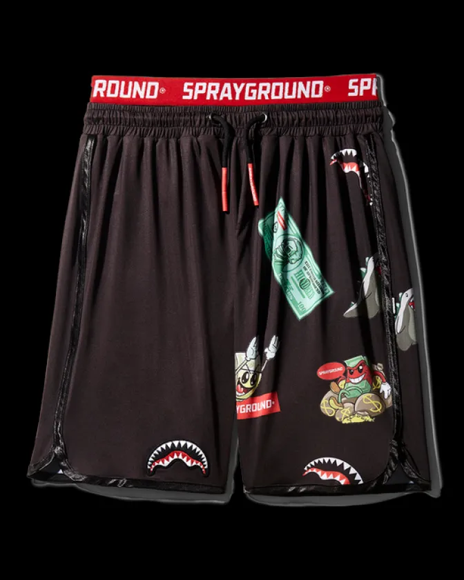 PATCH ALL-IN CORTO SWIM TRUNKS (BLACK)