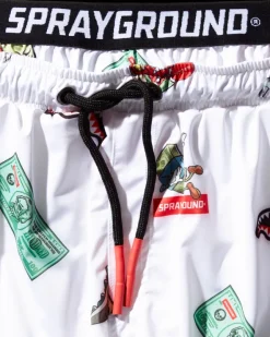 PATCH ALL-IN CORTO SWIM TRUNKS (WHITE)