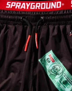 PATCH ALL-IN CORTO SWIM TRUNKS (BLACK)