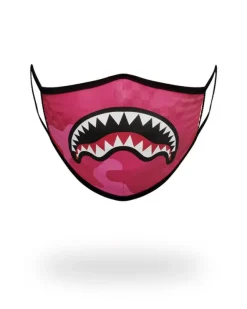 PINK ANIME SHARK FORM-FITTING MASK