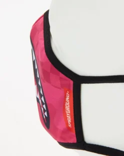 PINK ANIME SHARK FORM-FITTING MASK