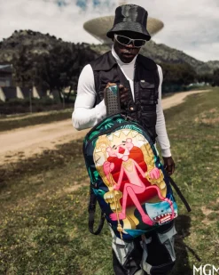 PINK PANTHER HEAVY LIES THE CROWN BACKPACK