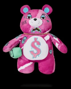 PINK PUNK MONEYBEAR TEDDYBEAR BACKPACK