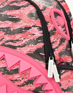 PINK TIGER CAMO SHARKMOUTH SAVAGE BACKPACK