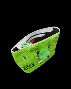 PLUSH MONEYBEAR TOTE (GREEN)