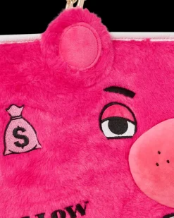 PLUSH MONEYBEAR TOTE (PINK)