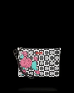 POODLE CHECK RON ENGLISH COLLAB POUCHETTE