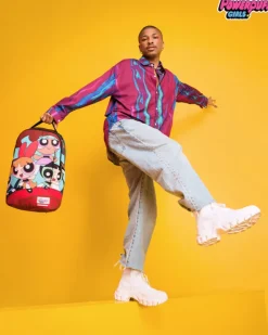 POWERPUFF GIRLS NEVER BACK DOWN BACKPACK