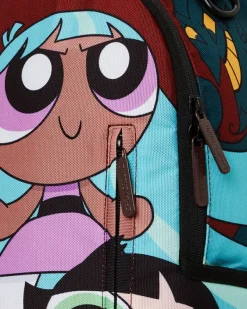 POWERPUFF GIRLS NEVER BACK DOWN BACKPACK