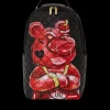 QUILT HAND PAINTED DIABLO BEAR BACKPACK (DLXV)