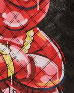 QUILT HAND PAINTED DIABLO BEAR BACKPACK (DLXV)