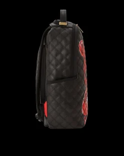 QUILT HAND PAINTED DIABLO BEAR BACKPACK (DLXV)