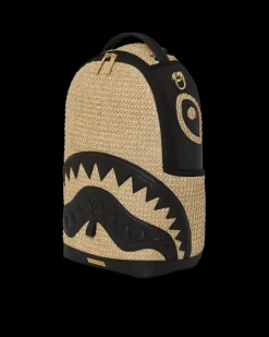 RAFFIA PALM BACKPACK