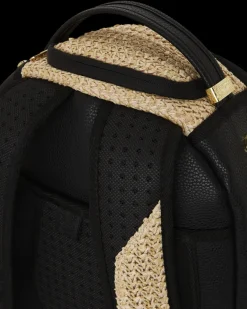 RAFFIA PALM BACKPACK