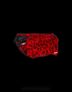RED LEOPARD CROSSBODY TRANSPORTER