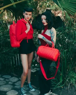 RED RIVIERA MINI DUFFLE