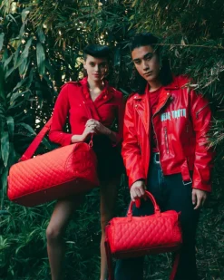 RED RIVIERA MINI DUFFLE