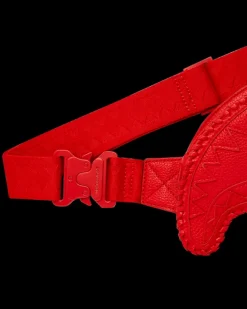 RED RIVIERA SHARKMOUTH CROSSBODY