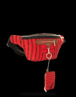 REVERSE SHARKS IN PARIS CROSSBODY (RED)