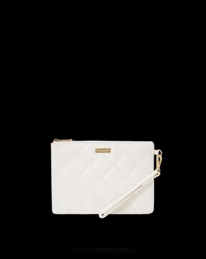 RIVIERA LE BLANC GOLD CHAIN SHARK CROSSOVER CLUTCH