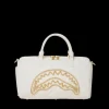 RIVIERA LE BLANC GOLD CHAIN SHARK MINI DUFFLE