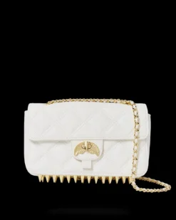 RIVIERA LE BLANC GOLD CHAIN SHARK HANDBAG
