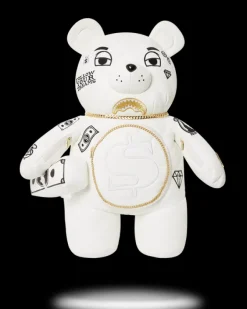 RIVIERA LE BLANC GOLD CHAIN MONEYBEAR TEDDYBEAR BACKPACK