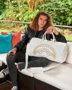 RIVIERA LE BLANC GOLD CHAIN SHARK DUFFLE
