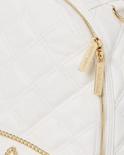 RIVIERA LE BLANC GOLD CHAIN SHARK BACKPACK (DLXV)