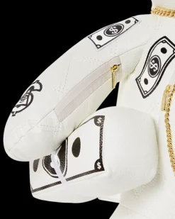 RIVIERA LE BLANC GOLD CHAIN MONEYBEAR TEDDYBEAR BACKPACK