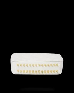 RIVIERA LE BLANC GOLD CHAIN SHARK HANDBAG