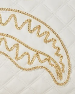 RIVIERA LE BLANC GOLD CHAIN SHARK DUFFLE