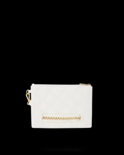 RIVIERA LE BLANC GOLD CHAIN SHARK CROSSOVER CLUTCH