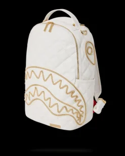RIVIERA LE BLANC GOLD CHAIN SHARK BACKPACK (DLXV)