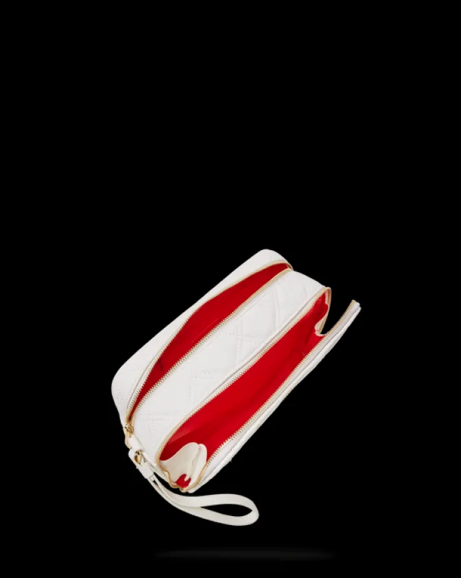 RIVIERA LE BLANC GOLD CHAIN SHARK TOILETRY BAG