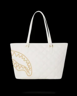 RIVIERA LE BLANC GOLD CHAIN SHARK TOTE