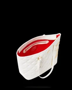 RIVIERA LE BLANC GOLD CHAIN SHARK TOTE