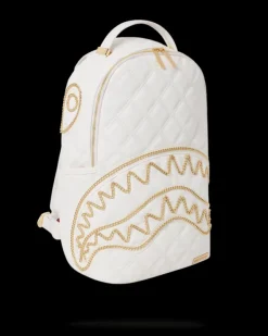 RIVIERA LE BLANC GOLD CHAIN SHARK BACKPACK (DLXV)