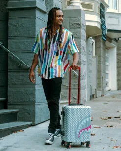 ROSE ALL DAY LA PALAIS SHARKNAUTICS HARDSHELL CARRY-ON LUGGAGE