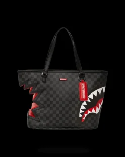 SHARK BITE SHARKS IN PARIS GRAY TOTE